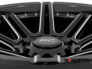 Ford Bronco Custom Wheels (1) - Rough Country - 88 Series - Gloss Black - 17 x 8.5 / 6 x 5.5 / -12 / 4.5" 